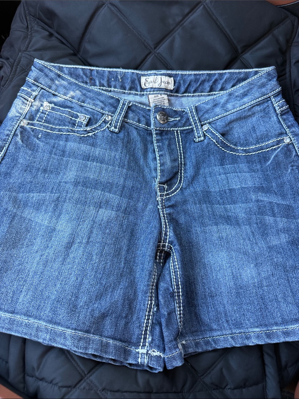 Earl Jeans Blue Denim Jean Shorts